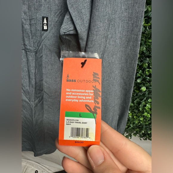 (A54) NWT Bass Outdoor | Mens Button down - Picture 3 of 5